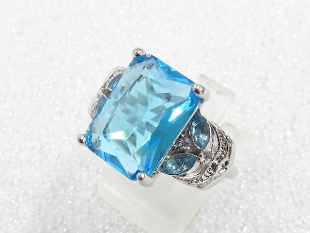 COLORED STONE FASHION RING / JP SIZE 20